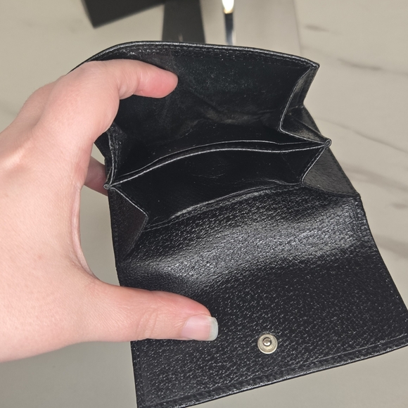 Gucci Vintage Tom Ford Black Leather G Compact Wallet with Box - Picture 7 of 12